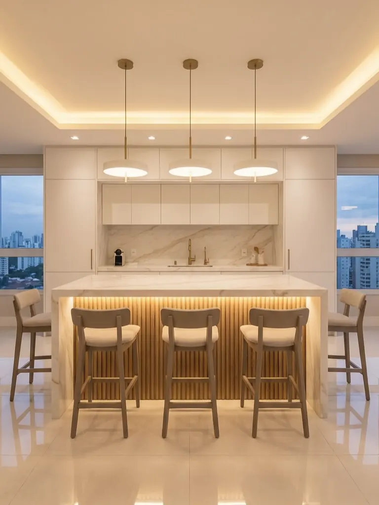 Where Elegance Meets Intention, kitchen & living